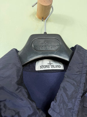 Stone Island Navy Nylon Metal Overshirt