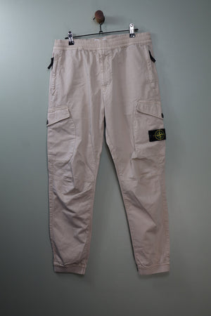 Stone Island Beige RE-T Cargo Bottoms