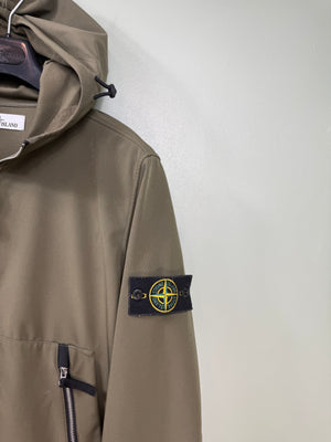 Stone Island Khaki Soft Shell Jacket