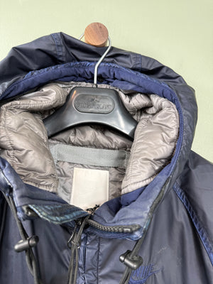 Stone Island x Nike Navy Mussola Gommata Nylon Metal Jacket