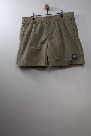 Stone Island Khaki Swim Shorts