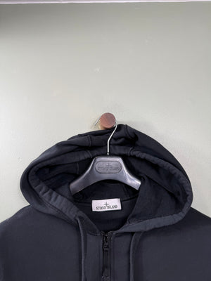 Stone Island Black Zipped Hoodie