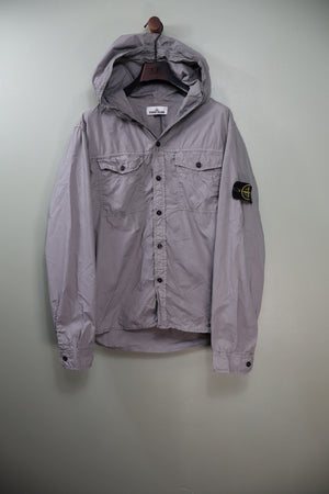 Stone Island Grey Button Overshirt