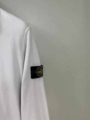 Stone Island Light Grey 1/4 Zip Jumper