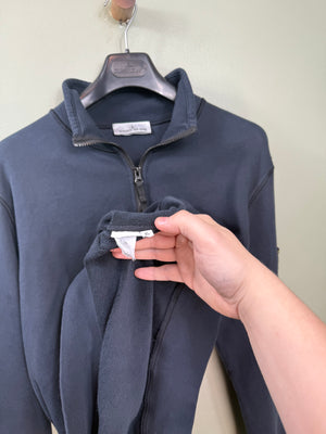 Stone Island Navy 1/4 Zip Jumper