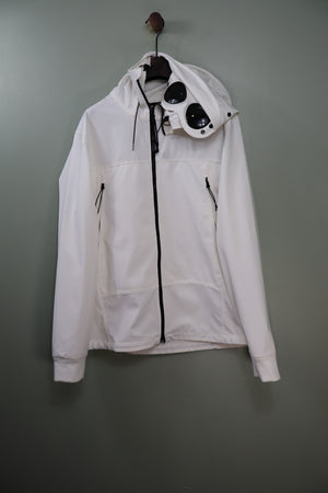 C.P. Company White Soft Shell Jacket