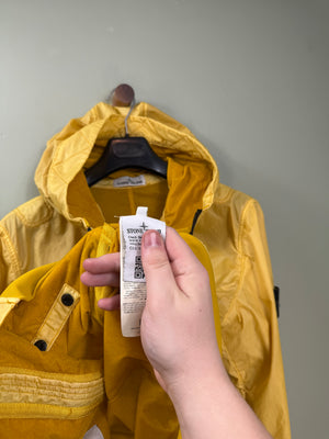 Stone Island Yellow Lamy Flock Jacket