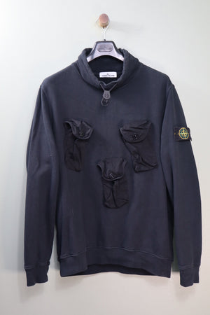 Stone Island Black Smock Jumper