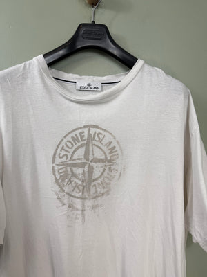 Stone Island White T-Shirt