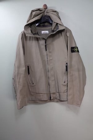 Stone Island Khaki Water Repellent Supima Cotton Jacket