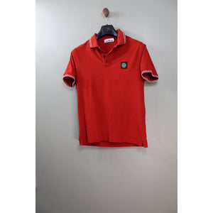 Stone Island Red Slim Fit Polo