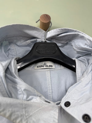 Stone Island Sky Blue Cotton Cordura Jacket