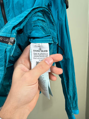 Stone Island Blue Nylon Metal Jacket