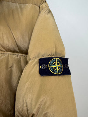 Stone Island Yellow Nylon Metal Down Jacket