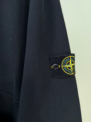 Stone Island Black Zipped Hoodie