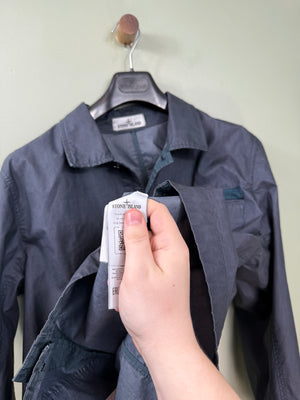 Stone Island Navy Aggressive Gommato Jacket