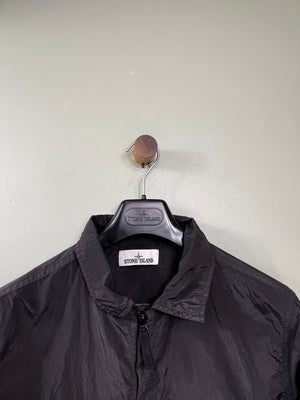 Stone Island Black Nylon Metal Overshirt
