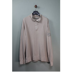 Stone Island Beige Ghost 1/4 Zip Jumper