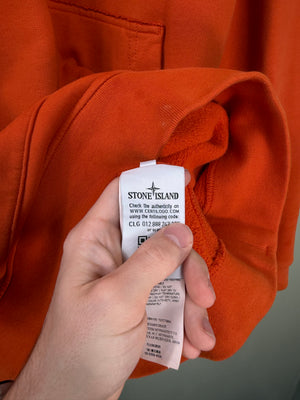 Stone Island Orange Hoodie