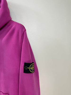 Stone Island Purple Hoodie