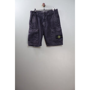 Stone Island Black SL Cargo Shorts