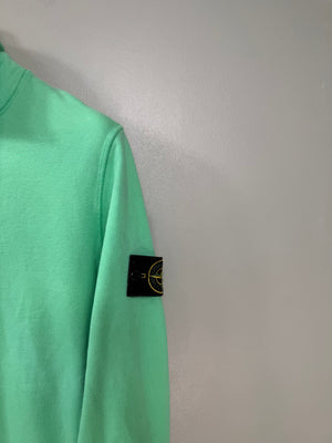 Stone Island Green 1/4 Zip Jumper
