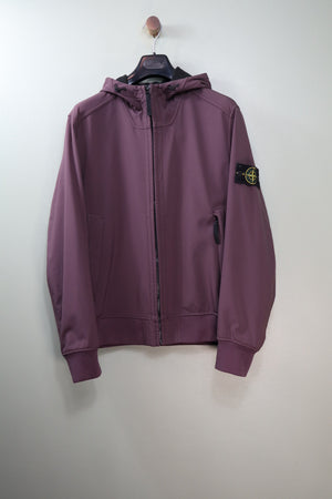 Stone Island Purple Soft Shell Jacket
