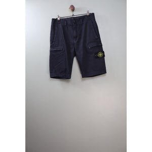 Stone Island Black SL Cargo Shorts
