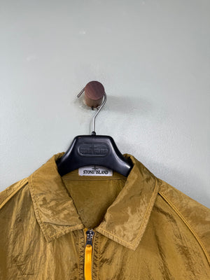 Stone Island Gold Nylon Metal Overshirt