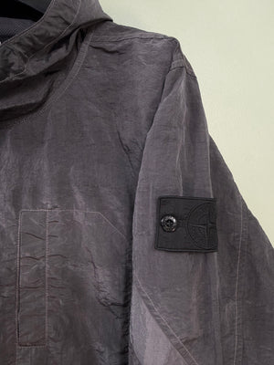 Stone Island Grey Shadow Project Stripped Nylon Metal Smock