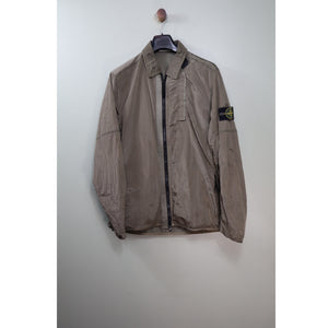 Stone Island Khaki Nylon Metal Overshirt