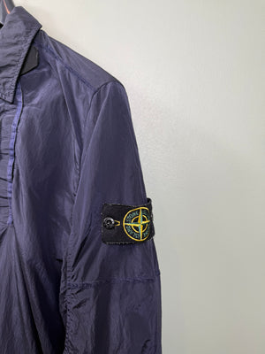 Stone Island Navy Nylon Metal Overshirt