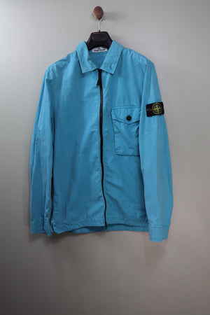 Stone Island Aqua Blue Overshirt