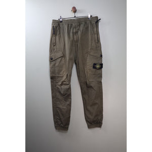 Stone Island Khaki RE-T Cargo Bottoms