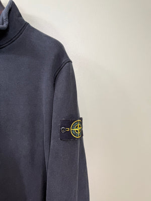 Stone Island Black 1/4 Zip Jumper