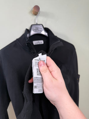 Stone Island Black 1/4 Zip Jumper