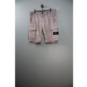 Stone Island Beige SL Cargo Shorts