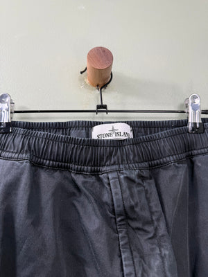 Stone Island Black RE-T Cargo Bottoms