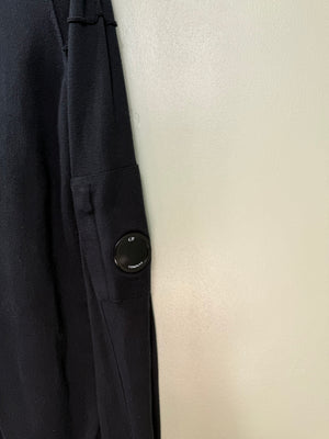 C.P. Company Black Zipped Knit Jumper