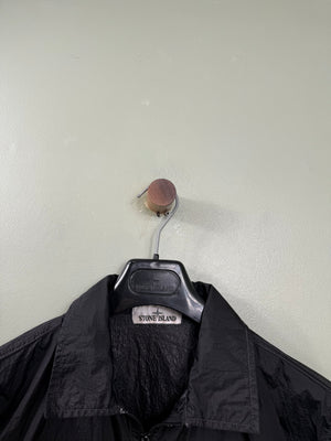 Stone Island Black Nylon Metal Overshirt