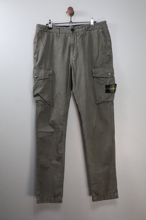 Stone Island Khaki SL Cargo Bottoms