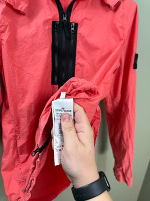 Stone Island Pink Tela Hooded Overshirt