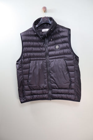 Stone Island Black Bio-Based Ripstop Nylon Gilet