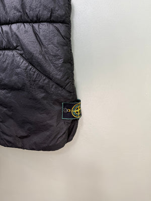 Stone Island Black Nylon Ripstop Down Gilet
