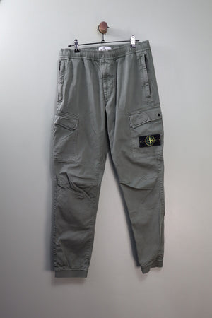 Stone Island Green RE-T Cargo Bottoms