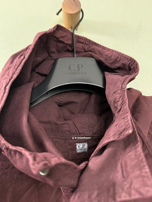 C.P. Company Burgundy Smock Overshirt