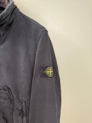 Stone Island Black 1/4 Zip Jumper
