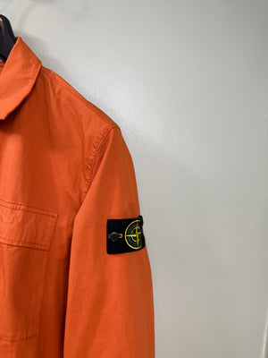 Stone Island Orange Overshirt