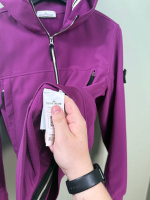 Stone Island Purple Soft Shell Jacket