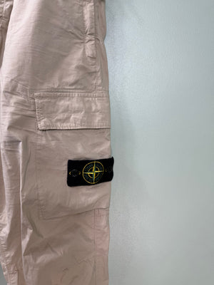 Stone Island Beige RE-T Cargo Bottoms